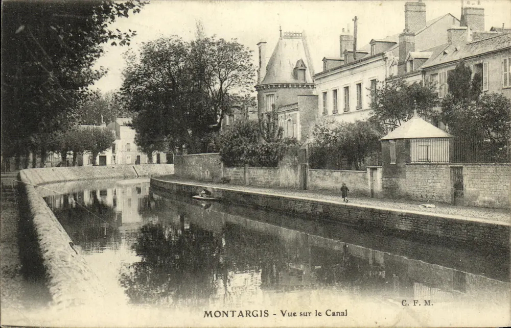 Montargis - Vista sobre o Canal — C.F.M. - Frente
