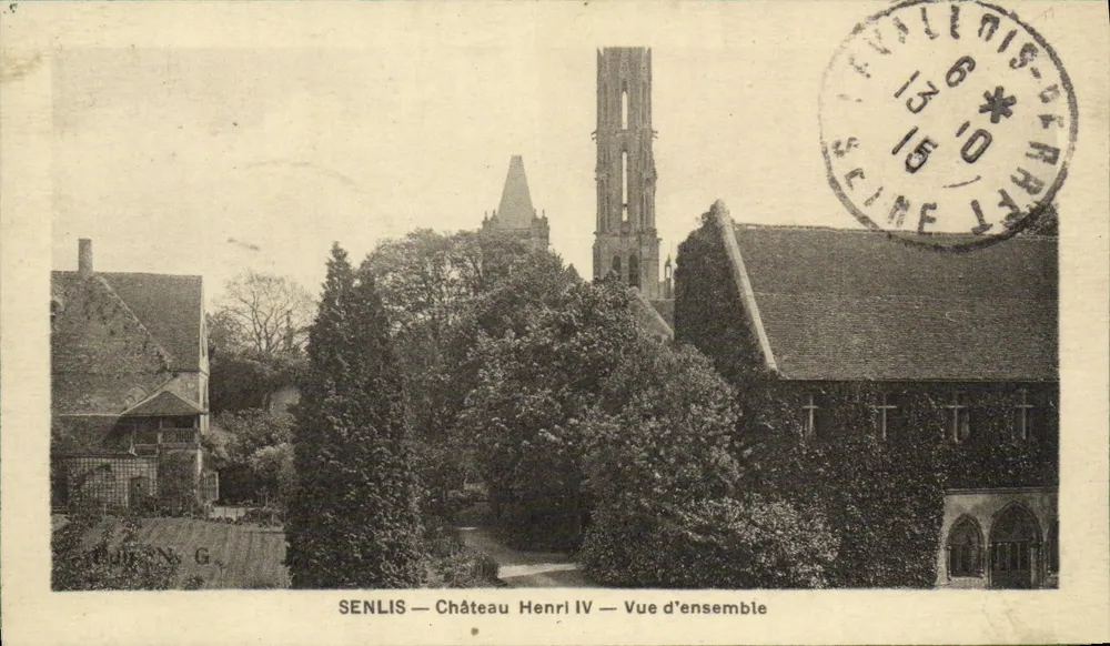 Senlis — Castelo de Henrique IV — Visão geral - Frente