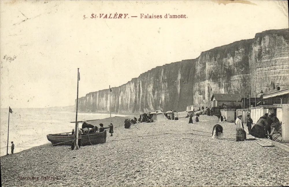 St-Valéry — Falésias de montante — Sorensen & Cie - Frente