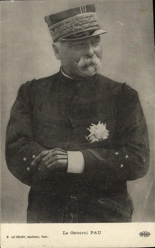 O Geral Pau — retrato militar — impresso por Le Deley, Paris - Frente
