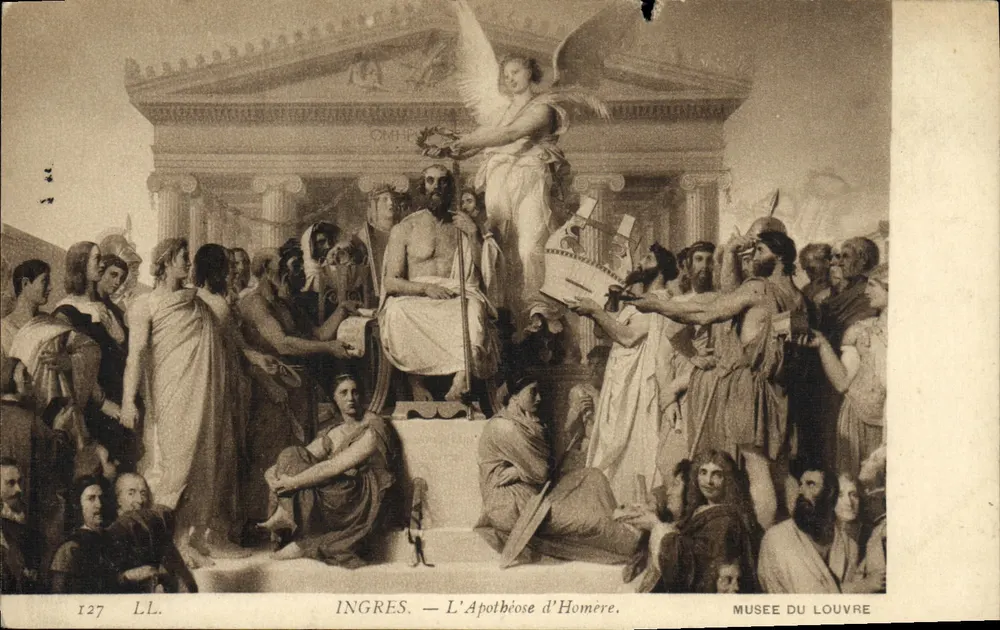 Die Apotheose Homers — Ingres — Musée du Louvre — L.L. n°127 - Vorderseite