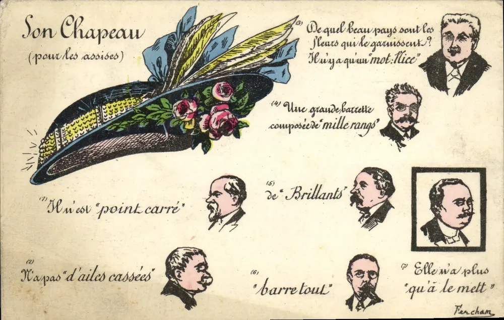Sein Hut — (für die Gerichtsbarkeit) — Fercham - Vorderseite