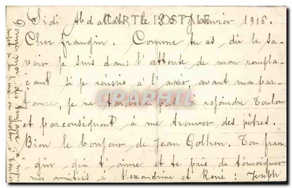 Französischer Erster-Klasse-Torpedoboot — Kampfmanöver auf hoher See — Seebattle 1914-15 — Verlag nicht sichtbar - Rückseite