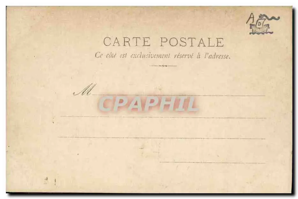 Frau mit Feder — M.F. PARIS — n°11 - Rückseite