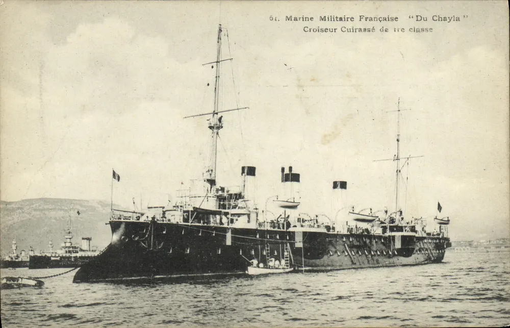 Französischer Panzerschiff "Du Chayla" — 1. Klasse — Verlag Petit Lovenman, Toulouse - Vorderseite