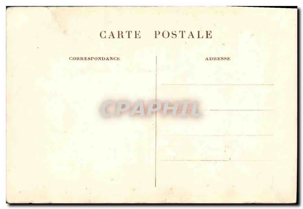 La Fédération des Embusqués — Brevet d'Embusqué décerné à M. pour son énergie à conserver sa place — éditeur F. Rouxby, 11 rue Halley, à Paris (179) - Rückseite