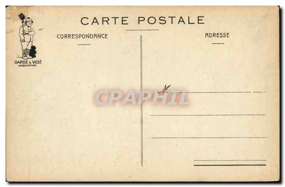 L'Appel — caricature de marins et d'un officier — J.P. Pottier - Verso