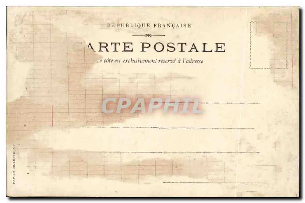Navio a Bougerta — vista portuale — cartolina francese - Verso
