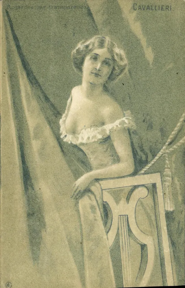 Femme en robe transparente — Cavallieri — Éditeur Cavallieri - Vorderseite