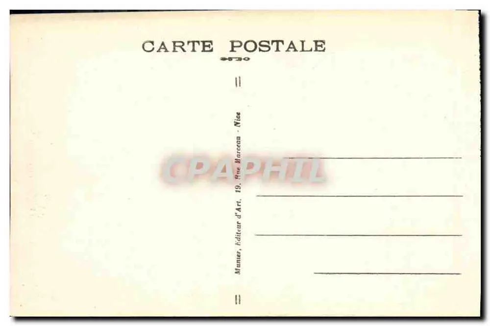 Corrida de Toros — Der Stier verlässt gerade den Corral — Éditeur Munier, Nîmes - Rückseite