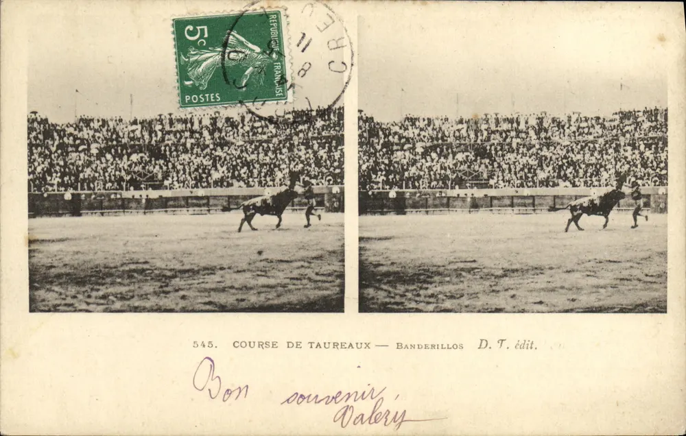 Stierkampf — Banderillos — D. T. Verlag - Vorderseite