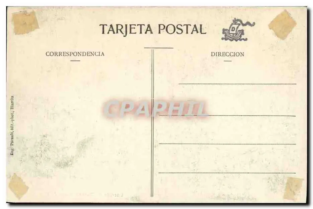 Corrida de Toros — Suerte de Vara — Verlag Paracah, Bilbao - Rückseite
