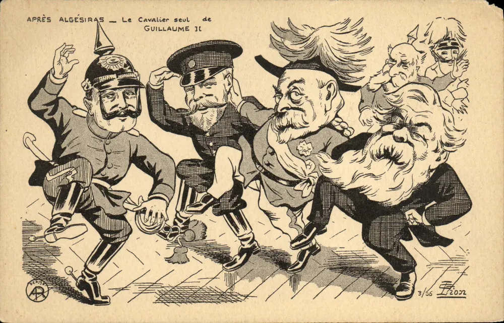 Nach Algésiras — Der Einsame Reiter von Wilhelm II — Pion - Vorderseite