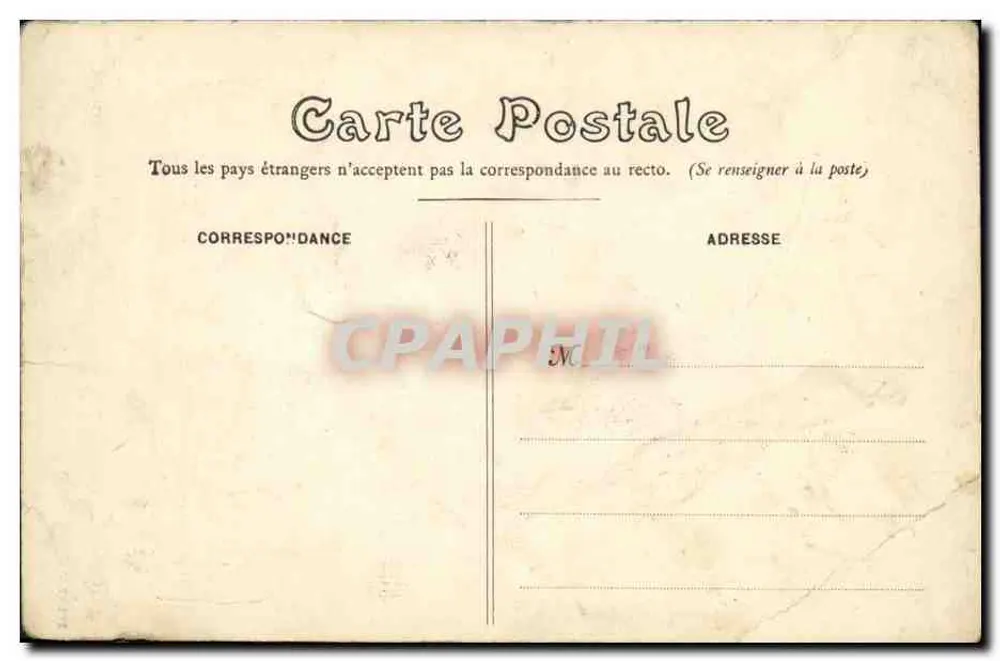 Président Taft — caricature d'un homme en haut-de-forme américain — GBS - Verso