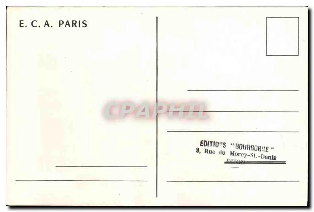Europa wieder aufbauen — Éditions Bourgogne — 15fr République Française - Rückseite
