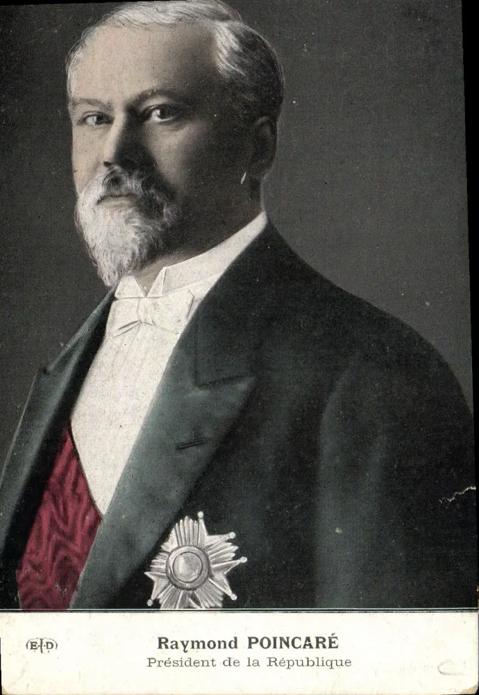 Raymond Poincaré — Präsident der Republik — Verlag E.D. - Vorderseite
