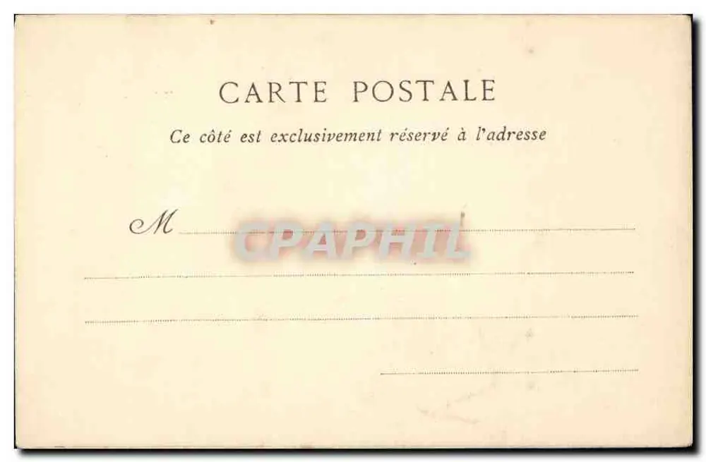 Porträt von Jules Loubet — Verleger: Jules Loubet — Seriennummer: 1903 - Rückseite