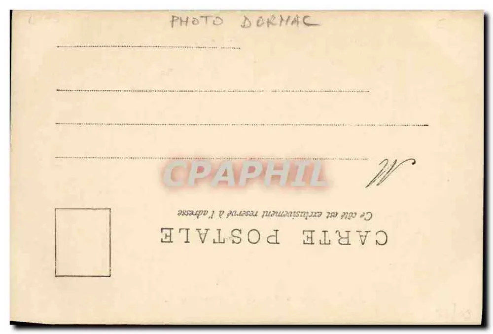 Émile Loubet, Präsident der Französischen Republik — O.E.P. — Nr. 841 - Rückseite