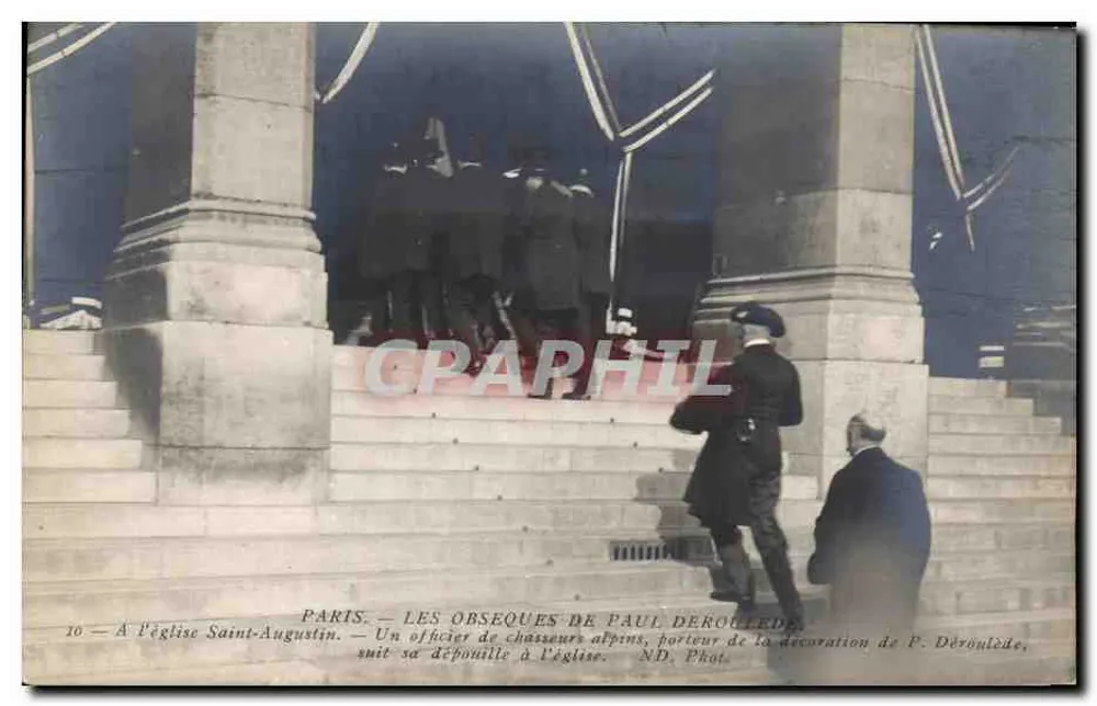 Paris — Die Trauerfeier von Paul Deroulède — ND. Phot. - Vorderseite