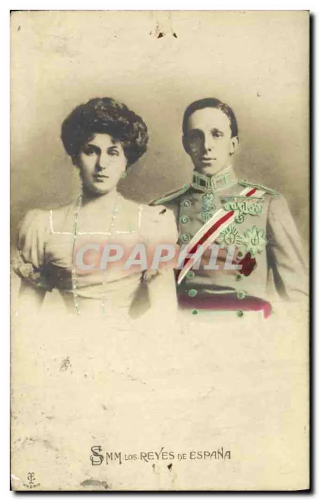 SMM Os Reis da Espanha — fotografia em cores — editor C. C. Madrid - Frente