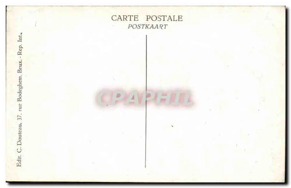 O Príncipe Léopold e a Princesa Astrid — Bem-vindo / Welkom — C. Douteau, Bruxelas - Verso