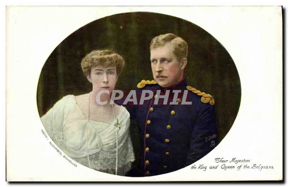 König Albert und Königin Elisabeth der Belgier — Photo Alexandre, Brüssel — Verlag Tuck & Son, Nr. 5786 - Vorderseite