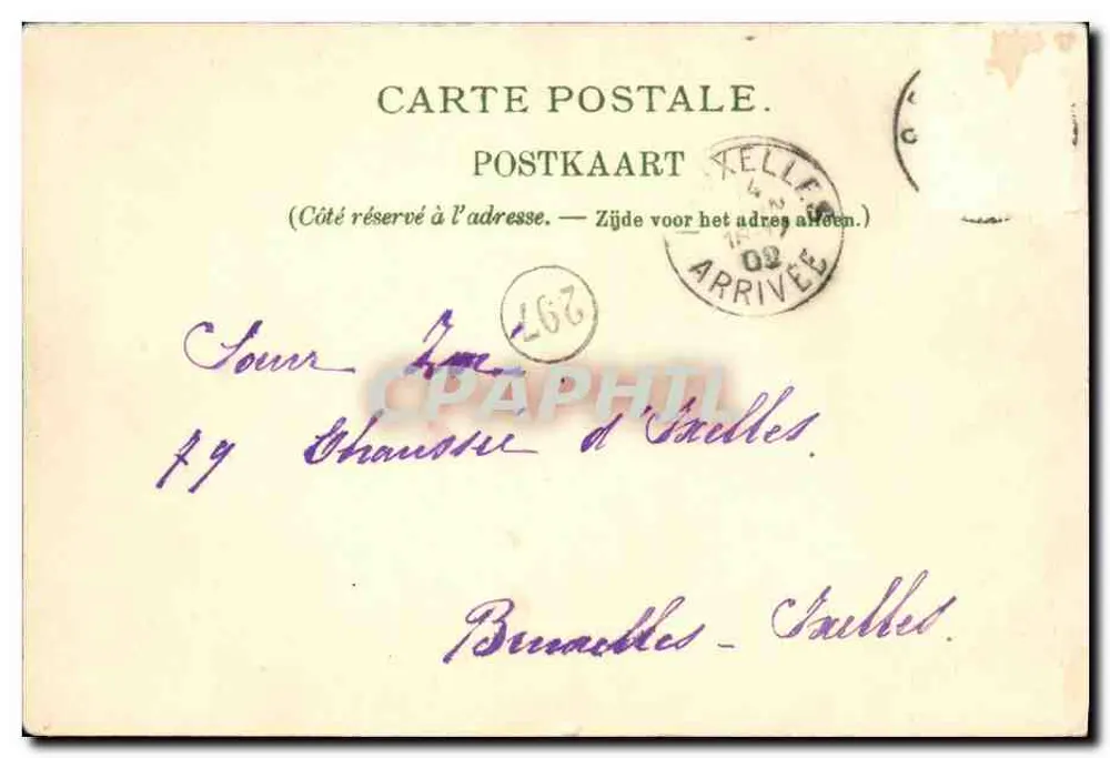Palast der Königin in Spa — Ausritt ihrer Majestät — Éditeur D.V.D. n° 5113 - Rückseite