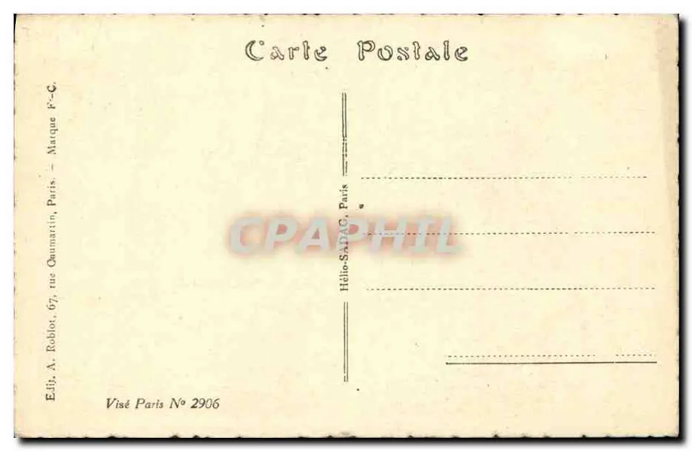 S.A.R. Prinz Charles von Belgien — Graf von Flandern — Verlag Héloïs-SADAC, Paris, Nr. 2906 - Rückseite