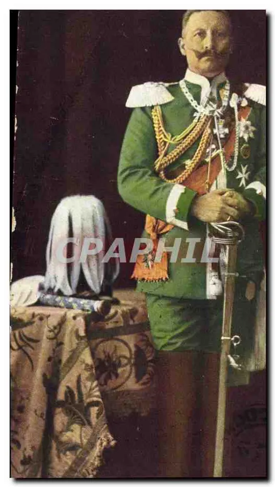 Imperador Wilhelm II — Série 1 N° 8 — União Postal Universal - Frente