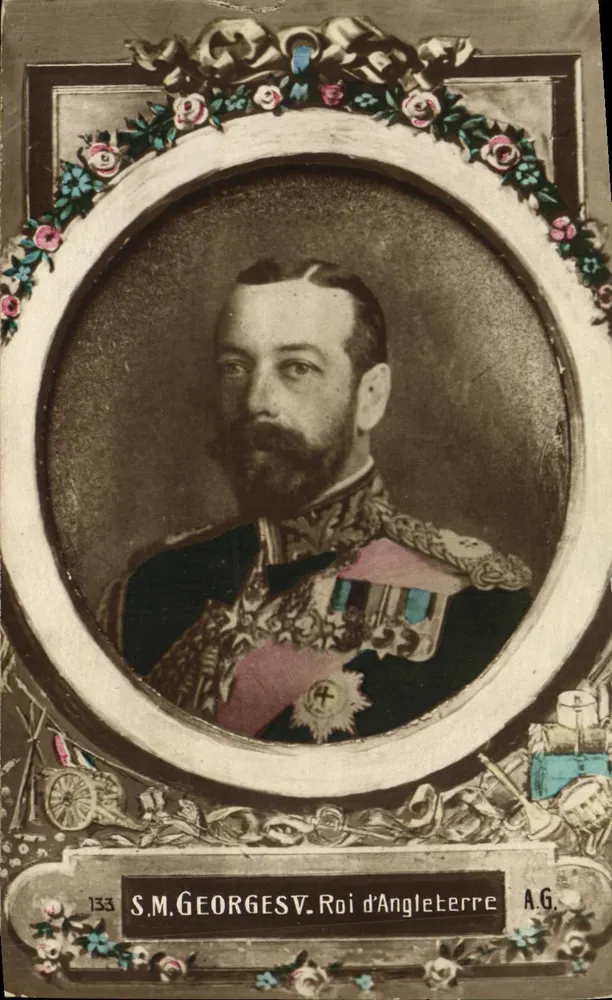 S.M. GEORGES V. Rei da Inglaterra — A.G. — n° 133 - Frente