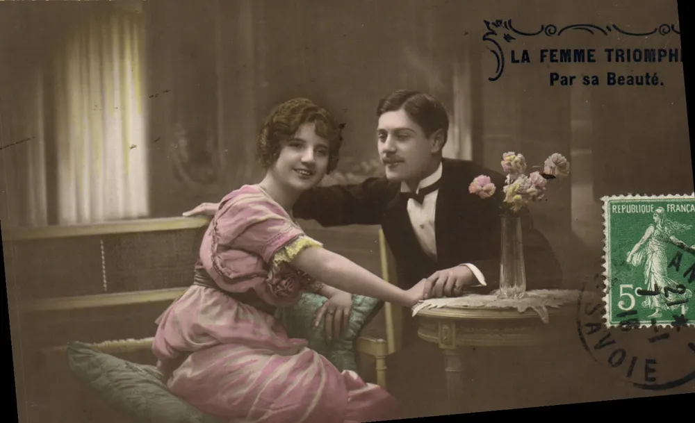 Die Frau triumphiert — Durch ihre Schönheit — Verlag OLIVIERY, Nantier, Paris, n° 4CP 5 - Vorderseite
