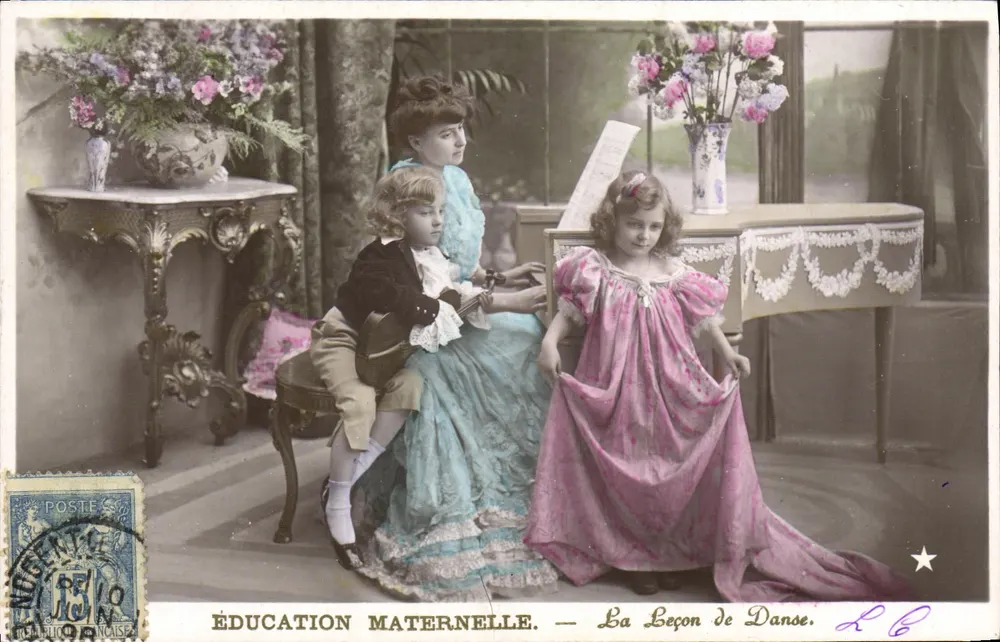 Maternale Bildung — Das Tanzunterricht — VBC Serie Nr. 3056 - Vorderseite
