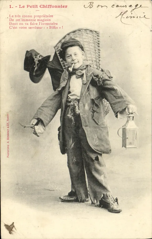 Der kleine Papierverkäufer — Prototyp A. Berberet & Cie, Nancy — Nr. 1 - Vorderseite