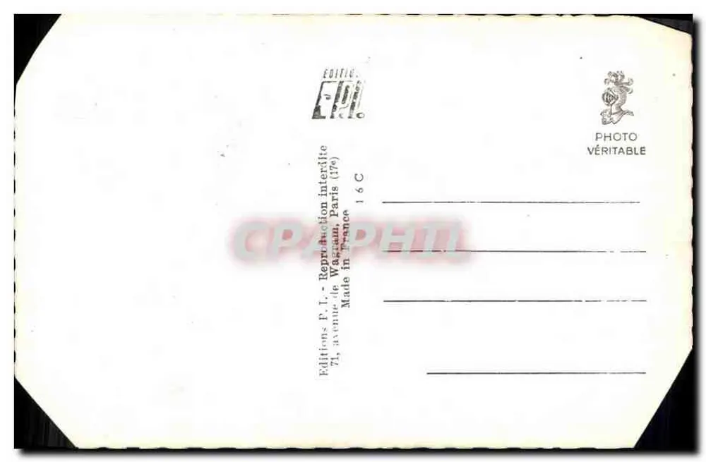 कार्ला डेल पॉगियो — पोर्ट्रेट — एडिशन एफ.एल. पेरिस - पीछे
