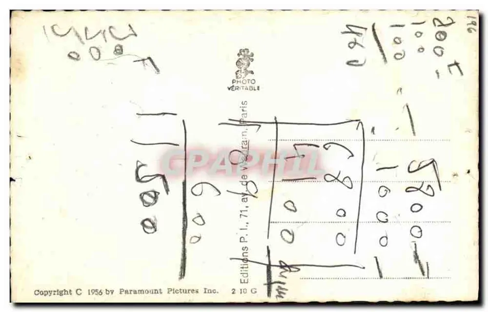 मार्लन ब्रैंडो — सुखी चित्र — पैरामाउंट पिक्चर्स, 1956 - पीछे
