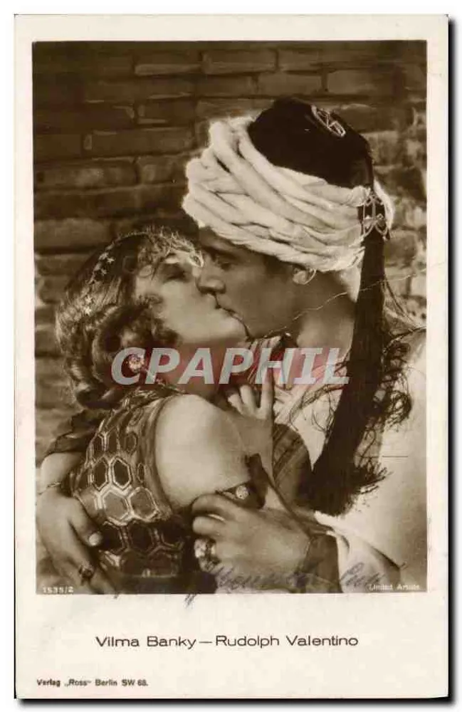 Vilma Banky – Rudolph Valentino — United Artists, Verlag Berlin - Vorderseite