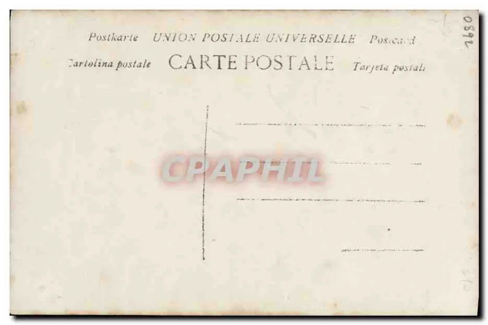 Portret młodego duchownego — wydawca Union Postale Universelle, nr 2680 - Rewers