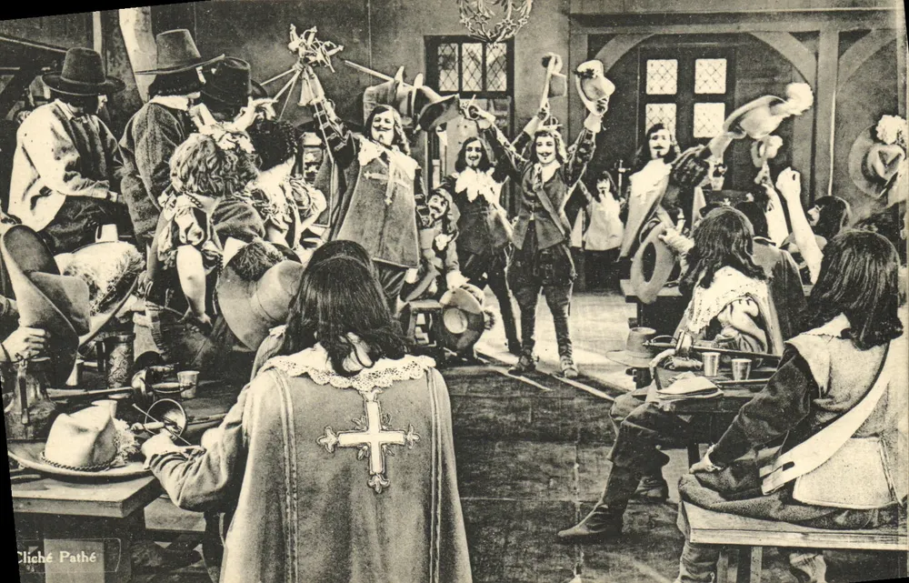 Die drei Musketiere — nach dem berühmten Werk von Alexandre Dumas père und Auguste Maquet — Verlag Pathé Consortium Cinéma - Vorderseite