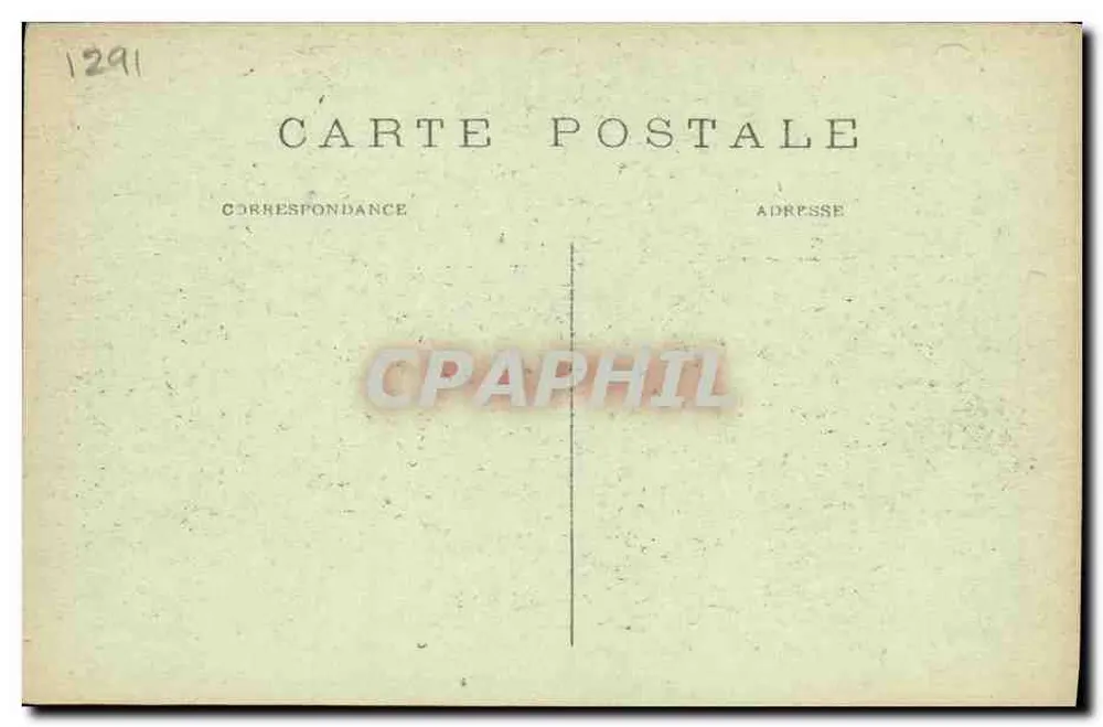 Sainte Cécile — Sainte Cécile bekehrt Tiburce, Bruder von Valérien — Künstlerische Sammlung der Maison de la Bonne Presse, 5 Rue Bayard, Paris - Rückseite