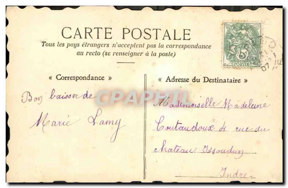 Fleur d'Avril — poème et poisson — editor não visível - Verso