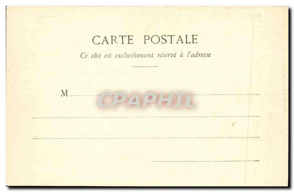 Generaldirektion der öffentlichen Hilfe — Großer Treppenaufgang — Phototype A. Beisseret & Cie, Nancy - Rückseite