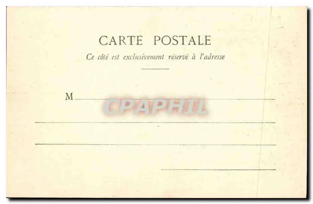 Generale Verwaltung der öffentlichen Hilfe — Besucherraum — Phototype A. Bergeret & Cie, Nancy - Rückseite