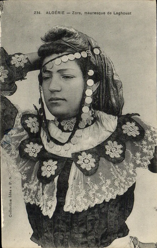 Argélia — Zora, mauresca de Laghouat — Collection Idée e P.S. - Frente