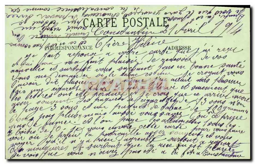 Constantine — La Rue de l'Échelle — LL. — n°137 - Achterkant