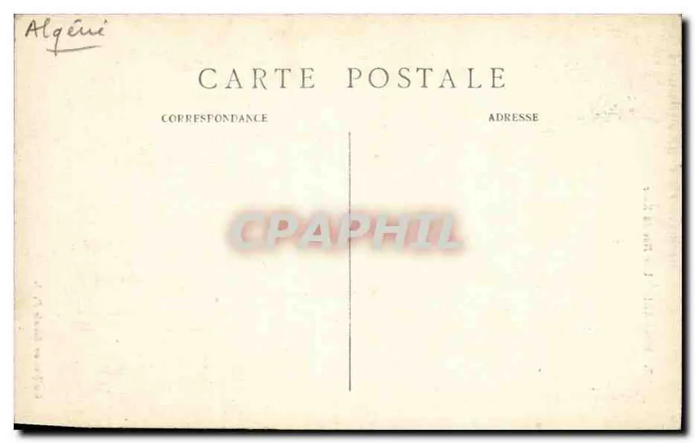 Boghari — Eine Straße im Ksar — Collection Idéals P. S. - Rückseite