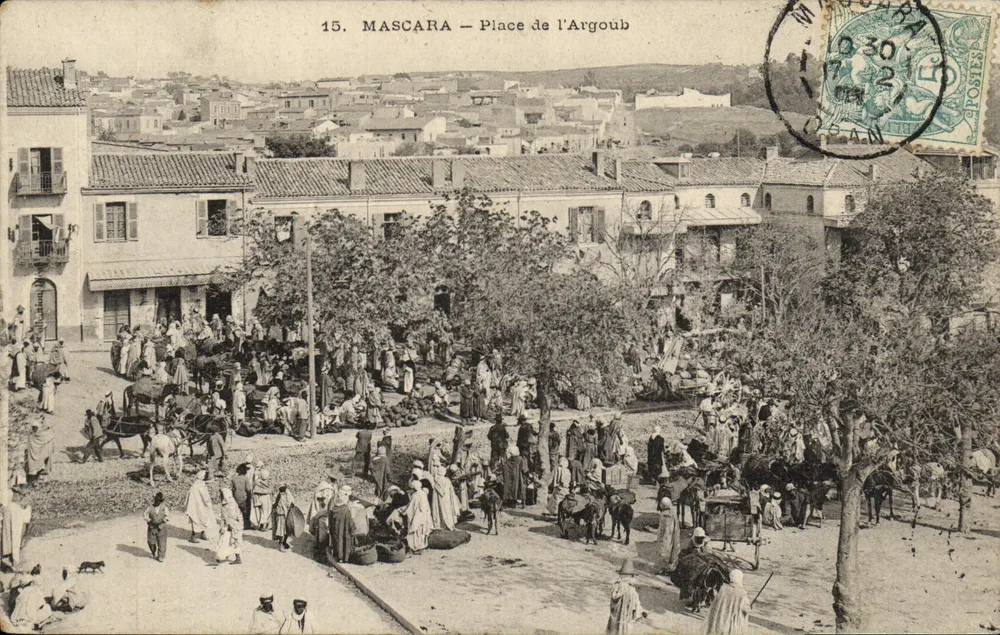 Mascara — Praça do Argoub — Editor desconhecido, n°15 - Frente