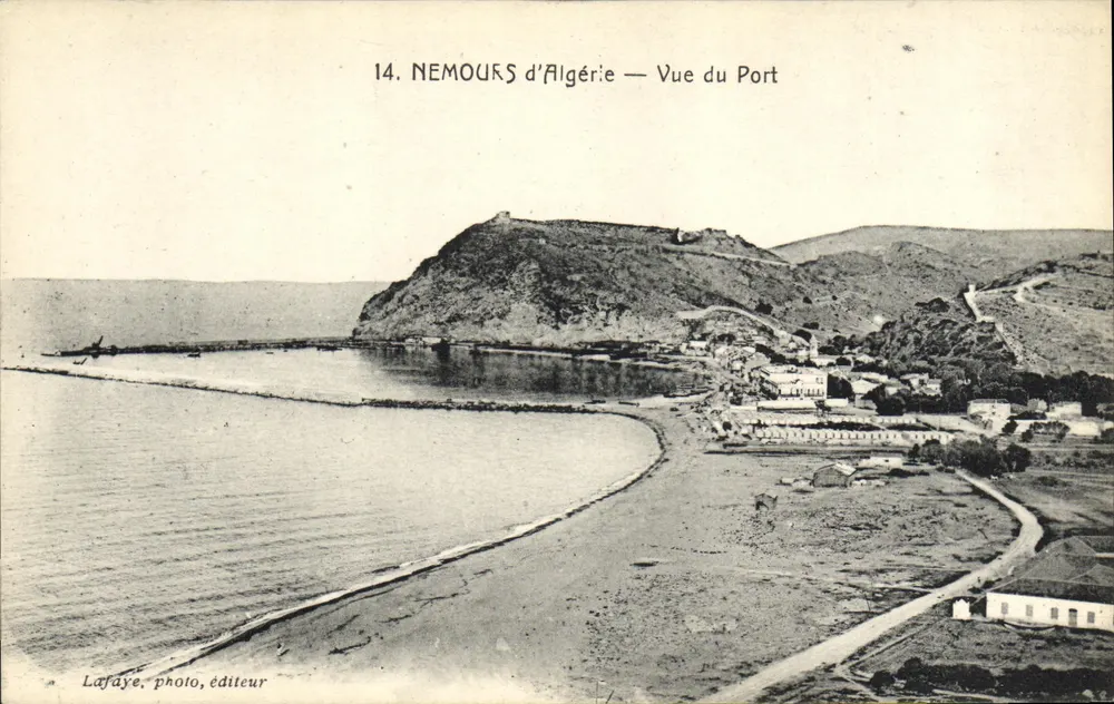Nemours d'Algérie — Blick auf den Hafen — Lafaye, Fotoverleger - Vorderseite