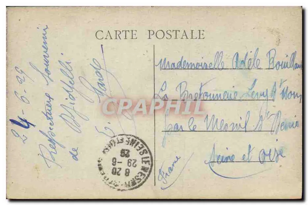 Djidjelli — Avenue Vivonne — Verlag Constantine, Nr. 43 - Rückseite