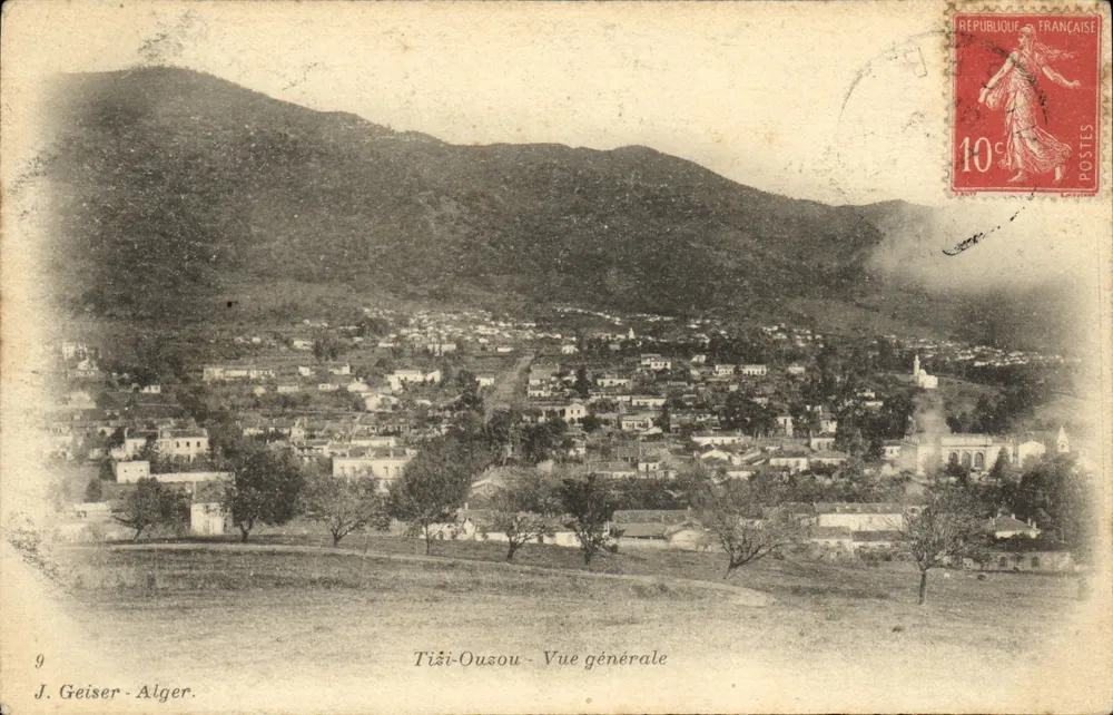 Tiïzi-Ouzou — Allgemeiner Blick — J. Geiser - Alger - Vorderseite