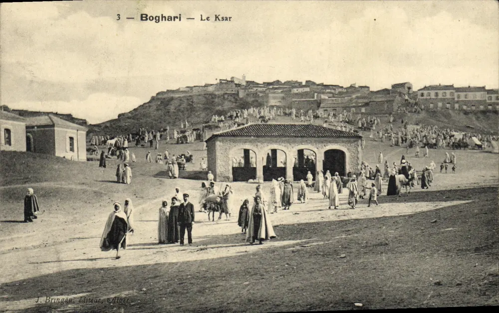 Boghari — O Ksar — J. Bringuau, Editor, Argel - Frente